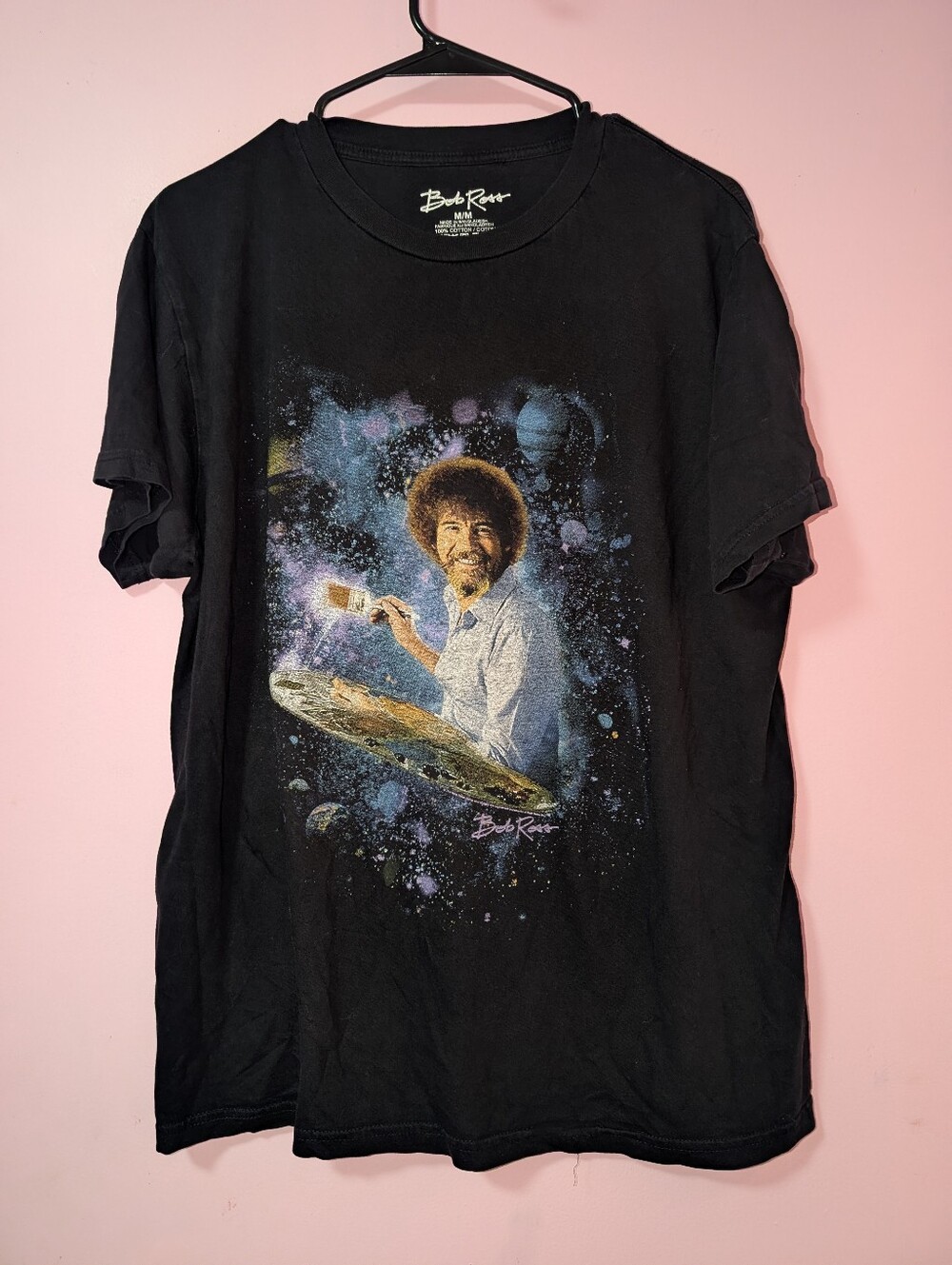 Bob Ross Artist Graphic T-Shirt